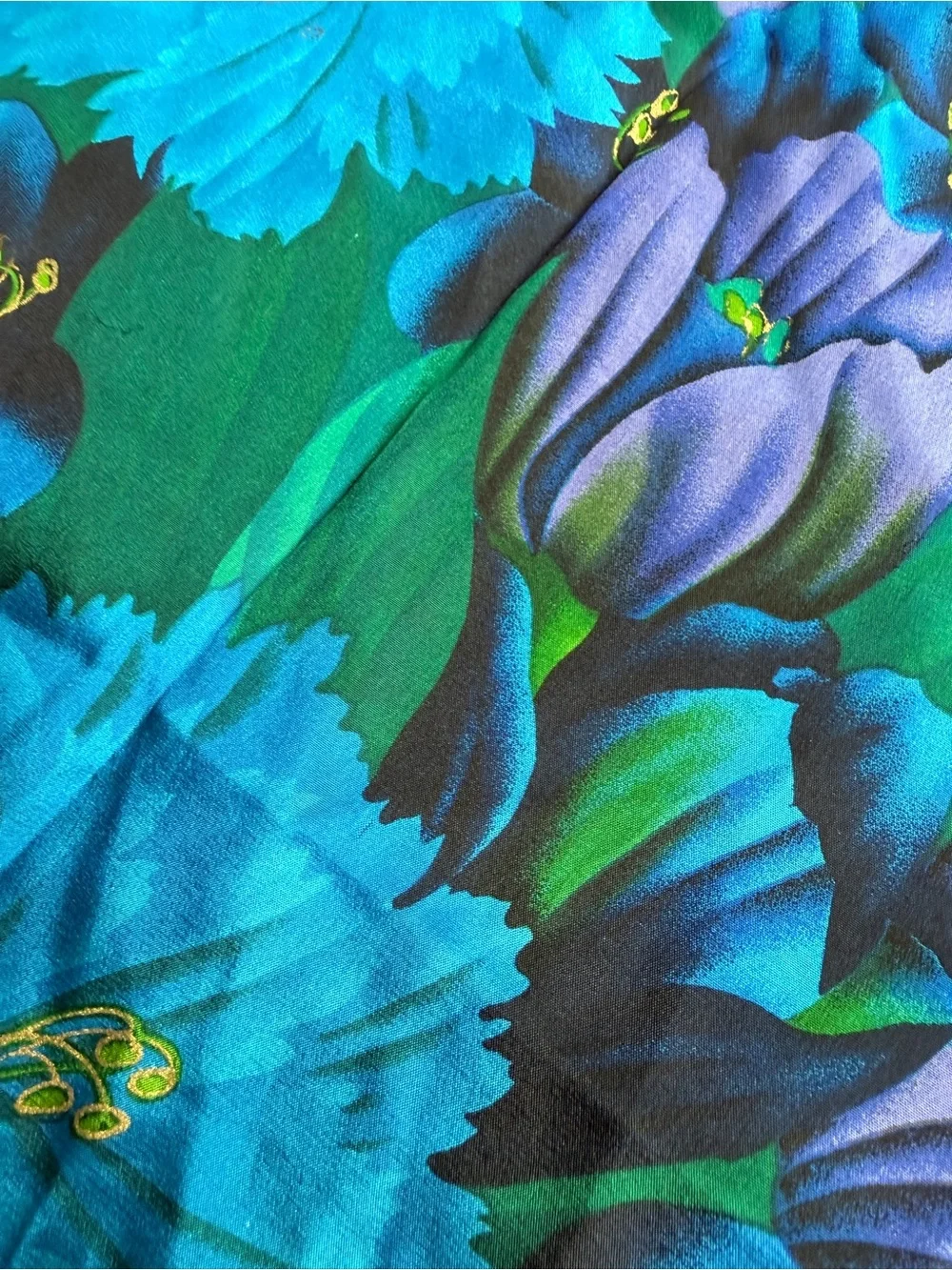Oscar de la Renta silk scarf